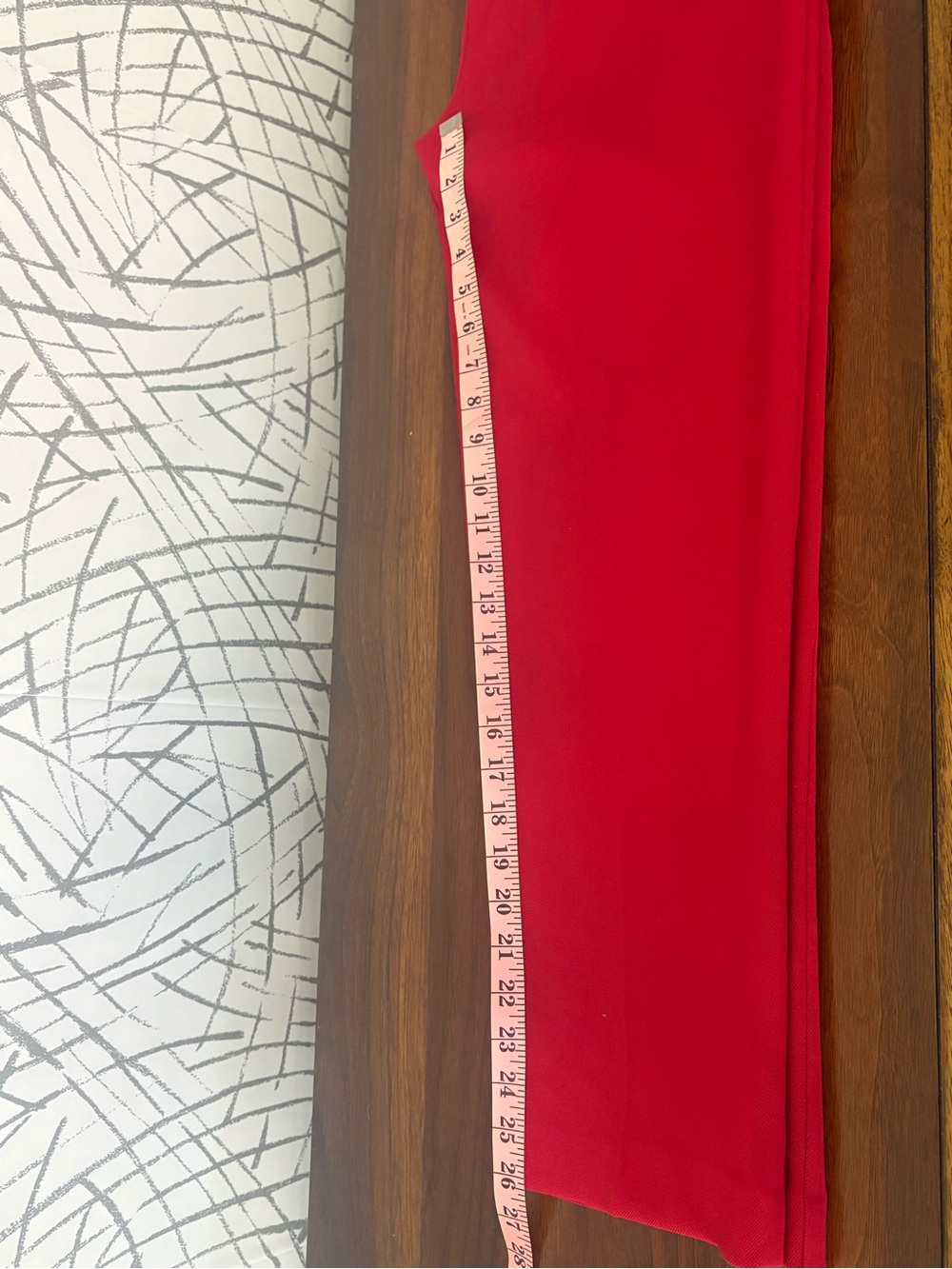Express Red Editor Straight Ankle Pants - Picture 10 of 11